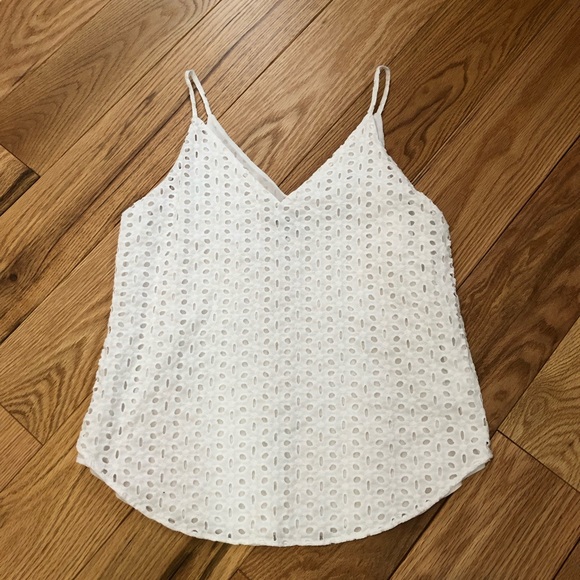 Express Tops - Eyelet tank top